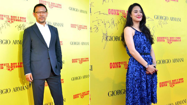 Jiang Wen à Cannes pour promouvoir son film Gone With The Bullets