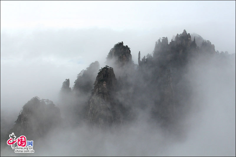 Le mont Huangshan : comme un tableau à l'encre de Chine