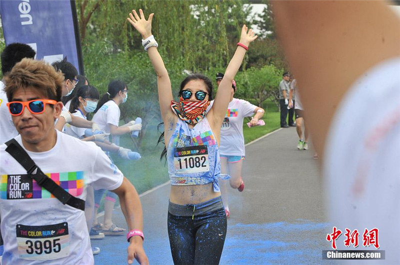 La course The Color Run à Beijing