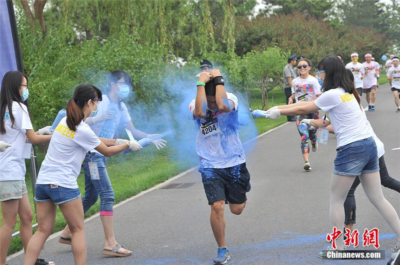 La course The Color Run à Beijing