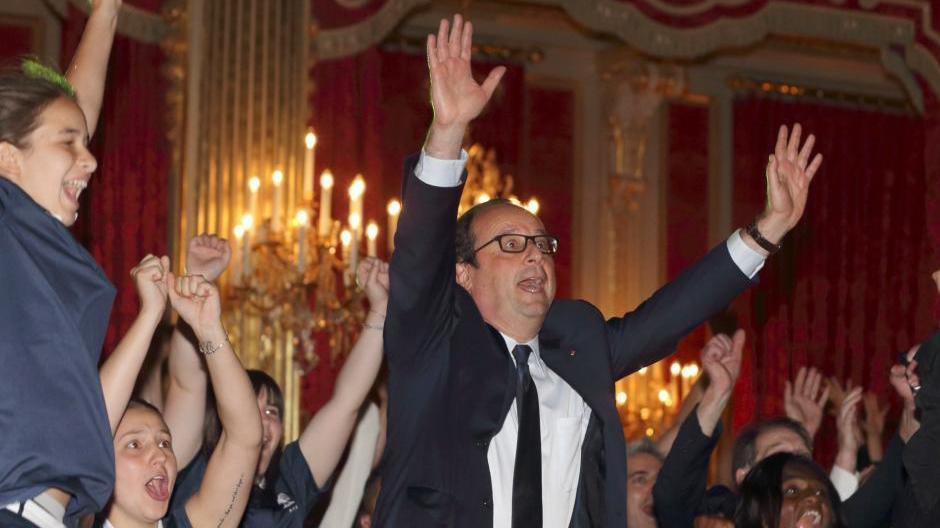 Mondial 2014 : François Hollande, fan inconditionnel des Bleus