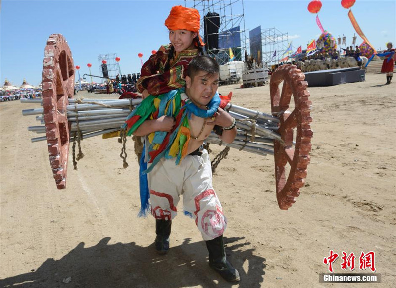 Ouverture du festival Naadam en Mongolie intérieure
