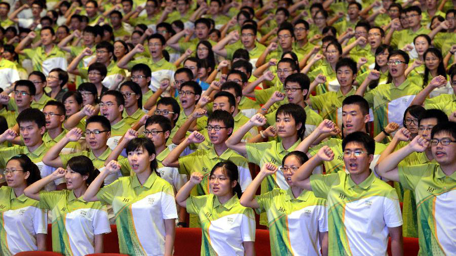 JOJ de Nanjing 2014 : les bénévoles prêtent serment