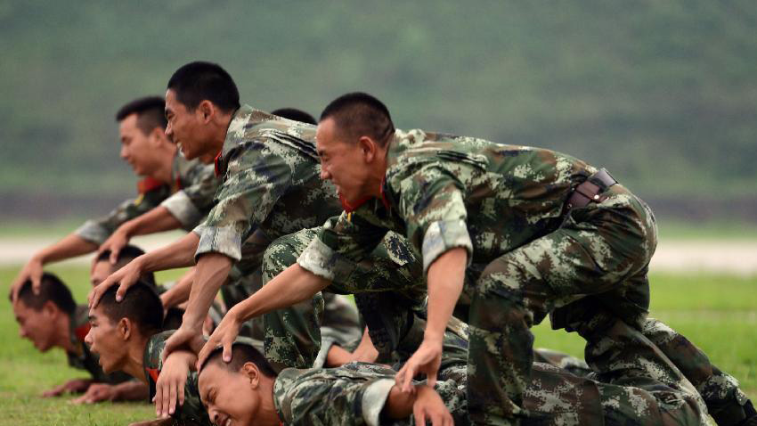 JOJ de Nanjing 2014 : les entraînements des forces spéciales