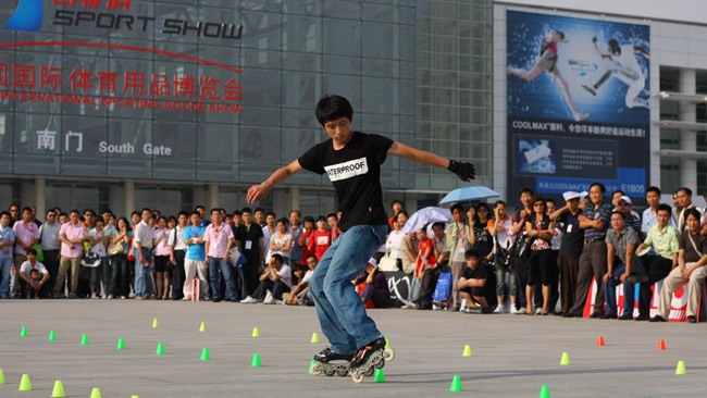 JOJ 2014 : démonstrations de sports extrêmes à Nanjing