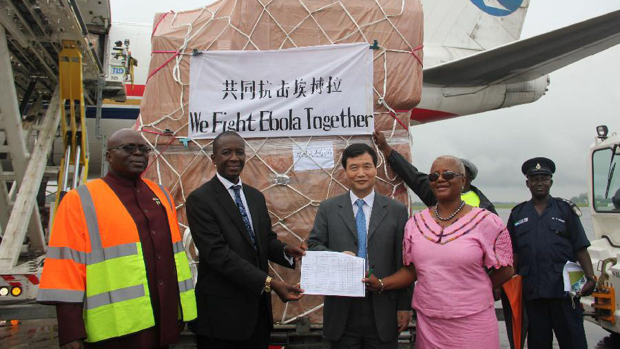 Ebola : des matériels médicaux chinois arrivent en Sierra Leone
