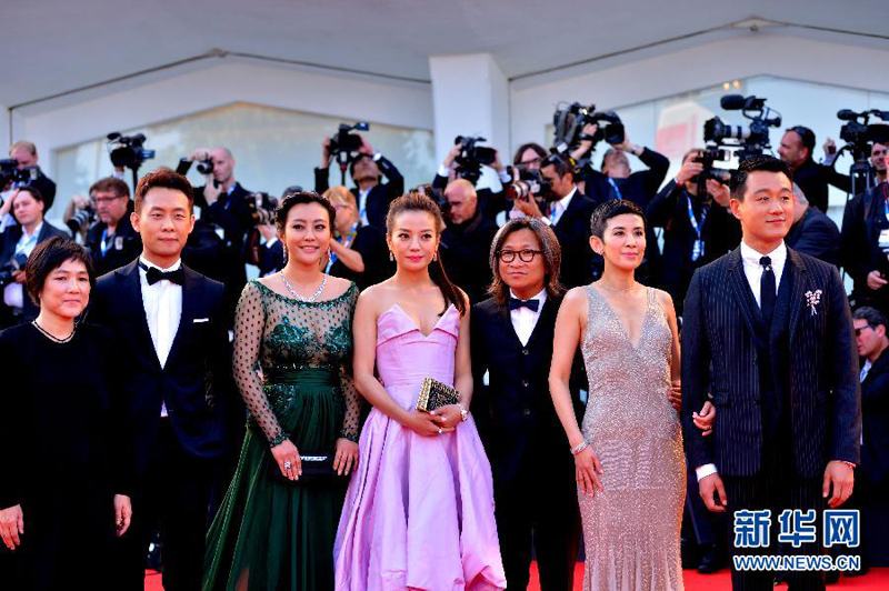 L&apos;équipe du film chinois Dearest à la Mostra de Venise