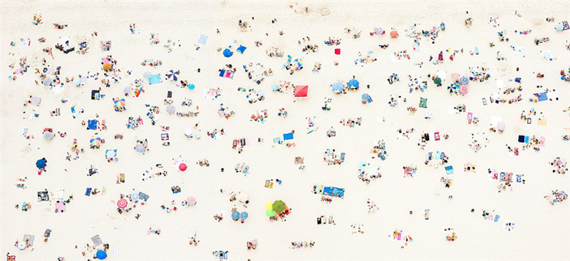 Les plages à vue d&apos;oiseau d&apos;Antoine Rose