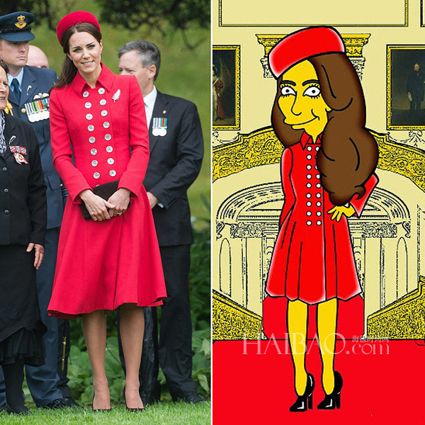 Kate Middleton rejoint la famille Simpson