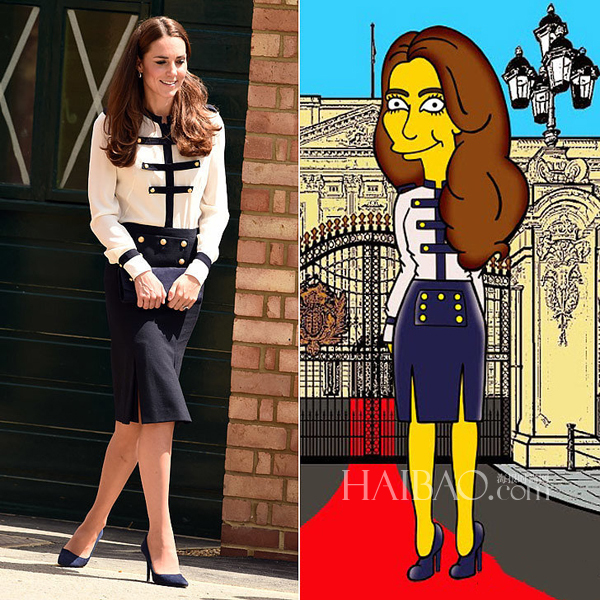 Kate Middleton rejoint la famille Simpson