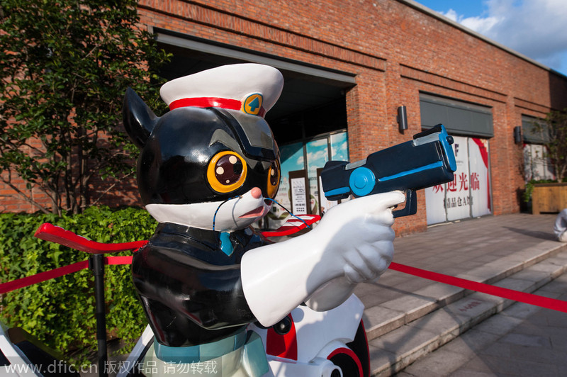 Exposition de personnages d&apos;animation chinois à Shanghai