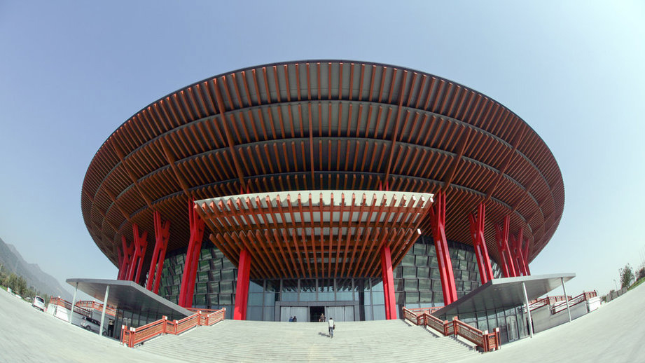 APEC 2014: les principaux pavillons au bord du lac Yanqihu