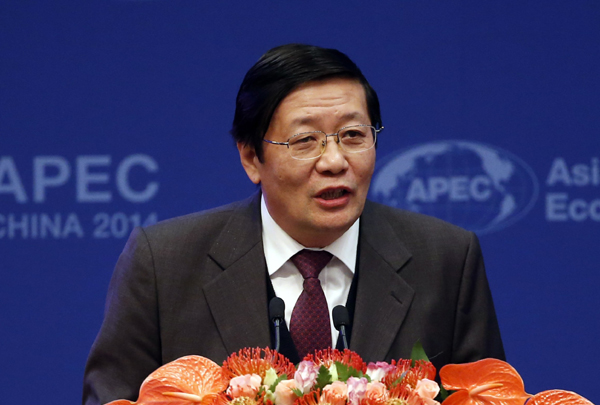 Lou Jiwei, ministre des Finances de la Chine 