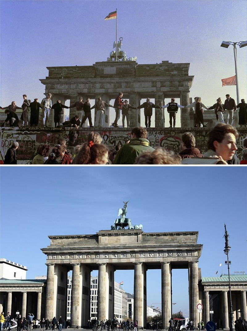 25 ans de la chute du Mur de Berlin : les photos avant/après