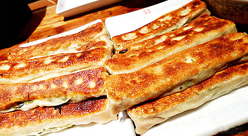 Les crêpes de froment farcies (褡裢火烧)