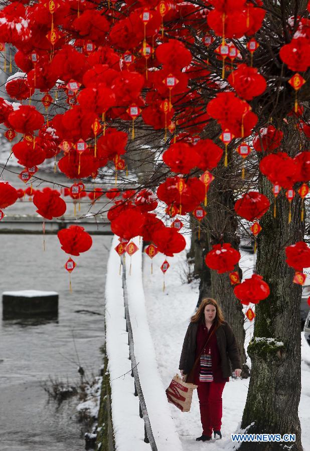 Belgique : 20 000 lanternes chinoises illuminent la ville de Theux