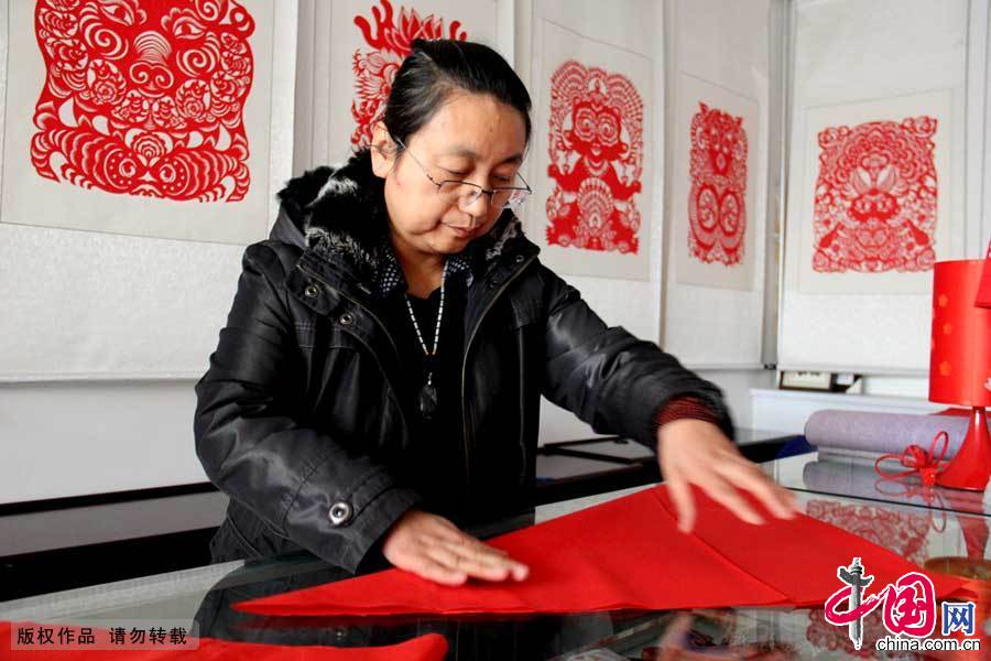Patrimoine immatériel : l'art chinois du papier découpé
