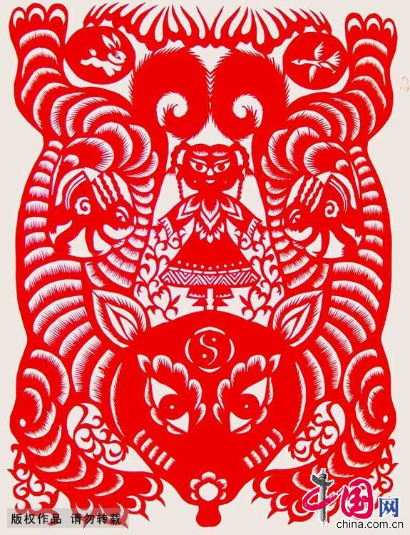 Patrimoine immatériel : l'art chinois du papier découpé