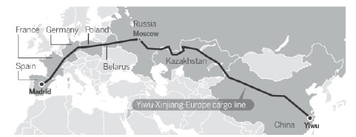 Le train de fret Chine-Europe achève son premier voyage
