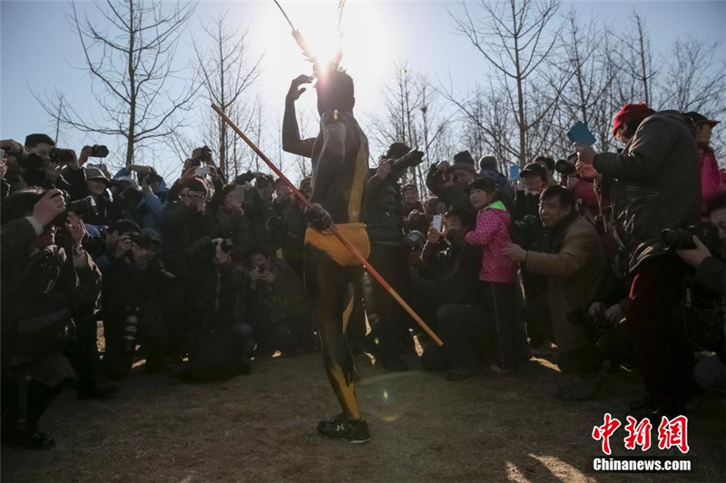 Une course en sous-vêtements très animée à Beijing