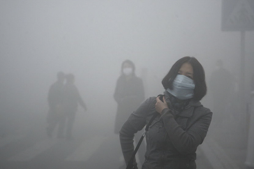 En images : le fléau de la pollution en Chine