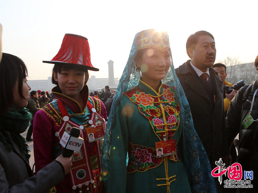 Les représentants des minorités de Chine à l'APN 2015