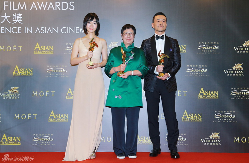 Pluie de récompenses pour le cinéma chinois aux Asian Film Awards