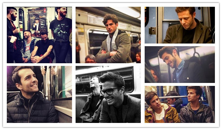 Les plus beaux mecs du métro de Paris Les plus beaux mecs du métro de Paris
