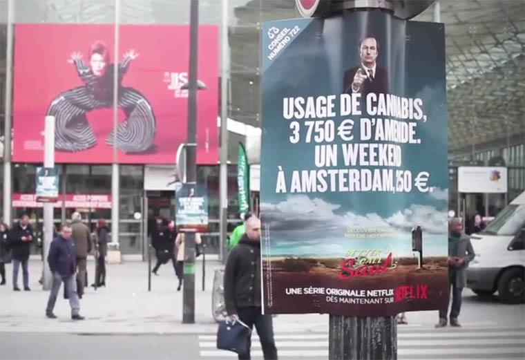 Une publicité de Netflix dans le métro de Paris suscite la controverse en Chine