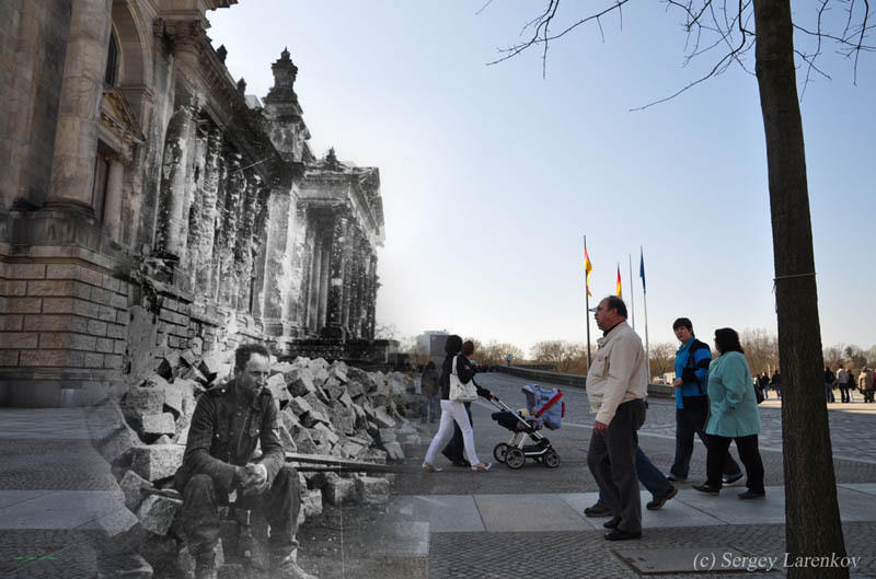 La douleur de la guerre sur des photos de l'Europe d'aujourd'hui