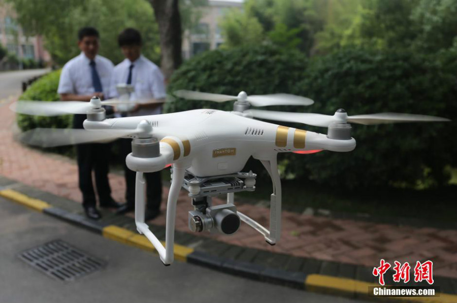 Zhengzhou : un drone pour assurer la sécurité dans un quartier résidentiel
