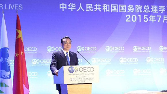 Li Keqiang assure les entreprises françaises de l'existence de perspectives économiques en Chine