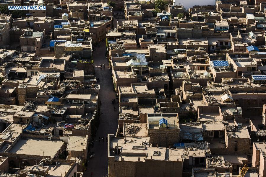 La vieille ville de Kashgar, la plus à l'ouest de toute la Chine