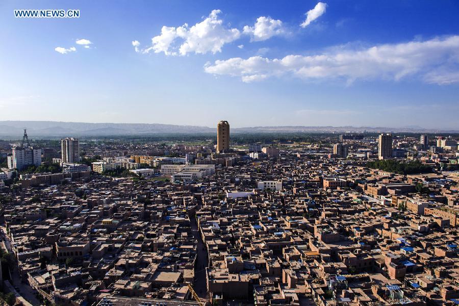 La vieille ville de Kashgar, la plus à l'ouest de toute la Chine