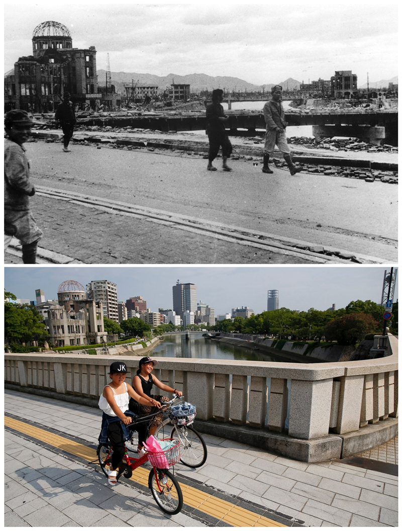 En images : Hiroshima et Nagasaki, de 1945 à aujourd'hui