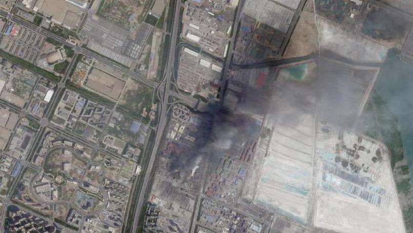 Explosion de Tianjin : Google publie les photos avant et après la catastrophe