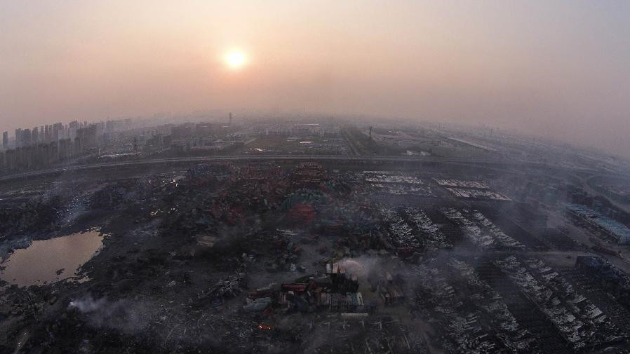 Dernier bilan des explosions à Tianjin : 114 morts et 70 disparus