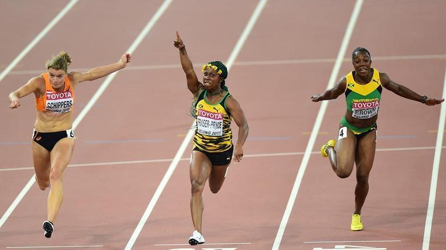 Mondiaux d'athlétisme : l'or pour Shelly-Ann Fraser-Pryce sur 100 m