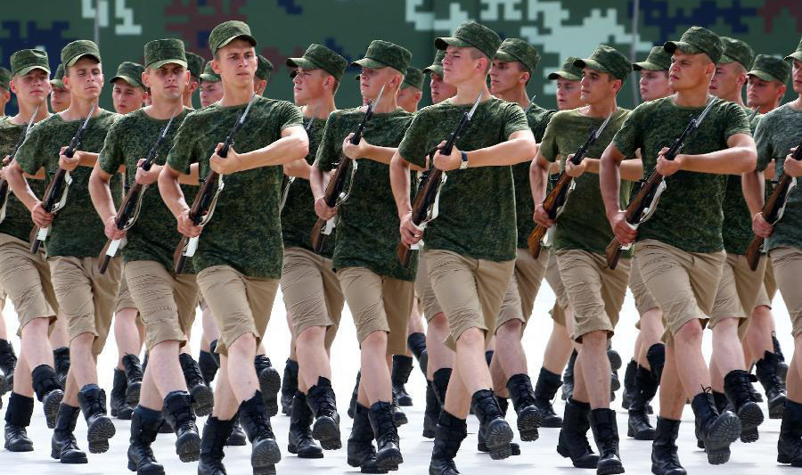 Les troupes étrangères de 17 pays s'entrainent pour la parade de la victoire à Beijing