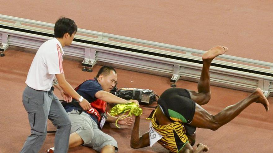 Mondiaux d'athlétisme : quand Bolt est attaqué par un photographe