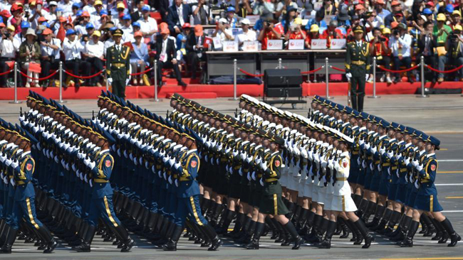 La Chine réduira les effectifs de son armée de 300.000 personnes