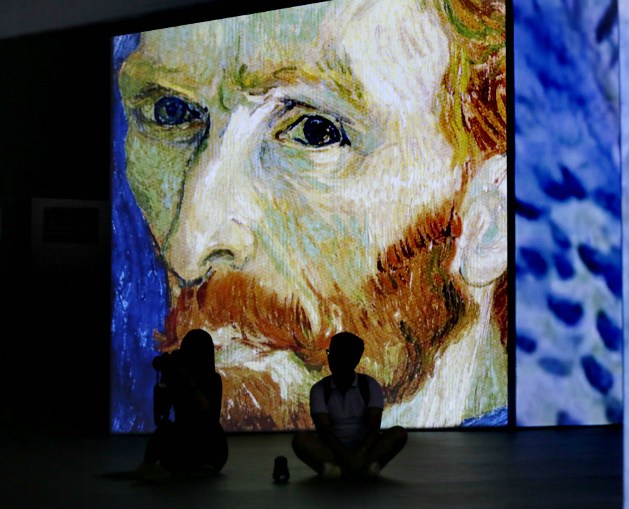 Beijing : l&apos;expo « Van Gogh Alive » fait appel à tous les sens