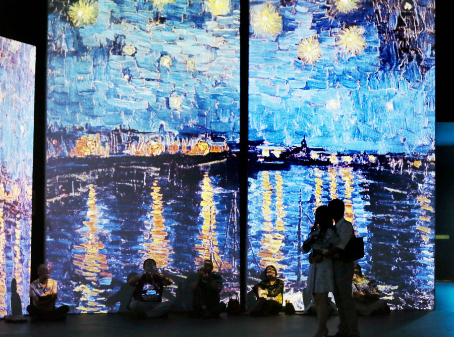 Beijing : l&apos;expo « Van Gogh Alive » fait appel à tous les sens