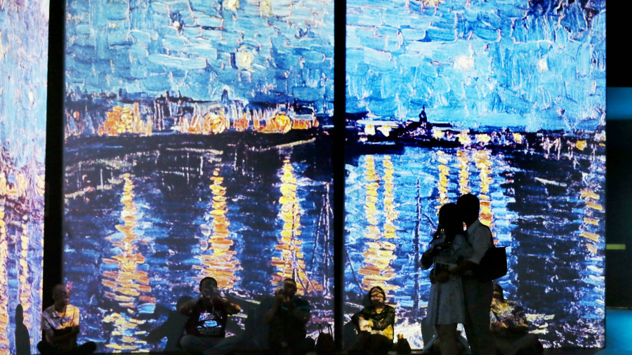 Beijing : l'expo « Van Gogh Alive » fait appel à tous les sens