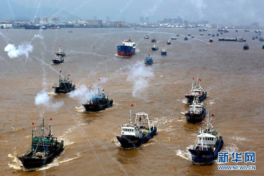 Début de la saison de la pêche en mer de Chine orientale