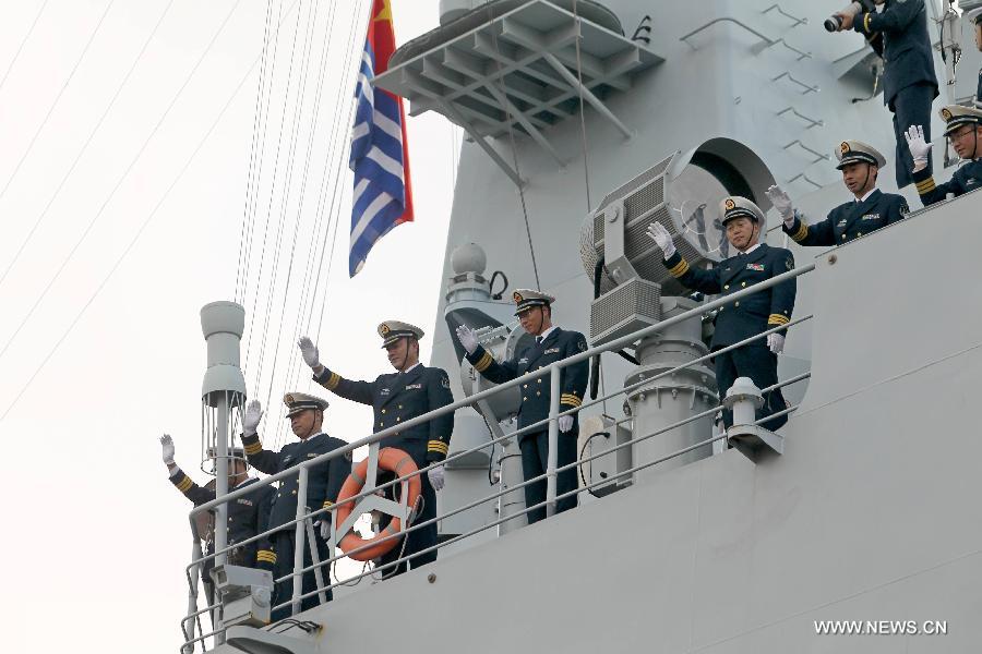 La marine chinoise en visite en Finlande