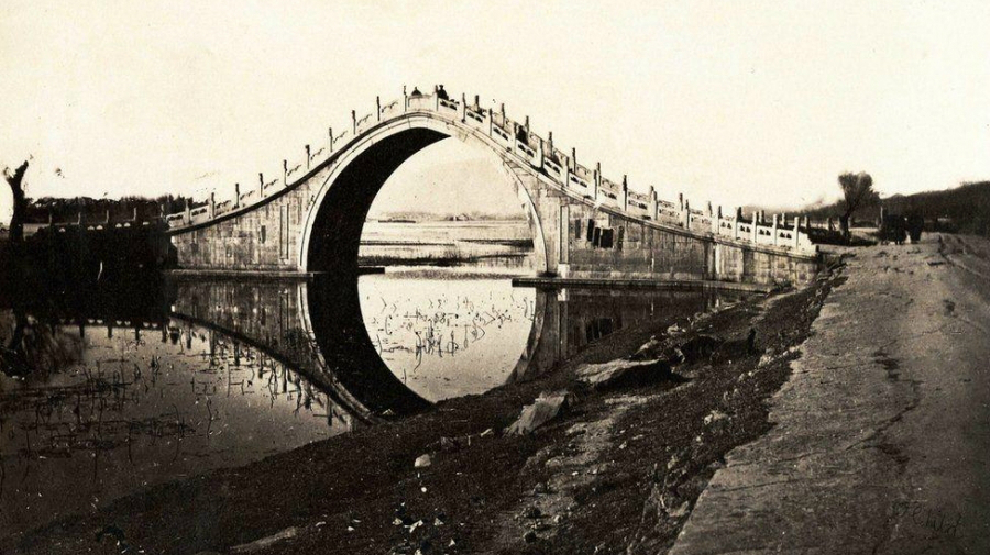 Exposition de photos anciennes de Beijing dans le Chinatown de Londres