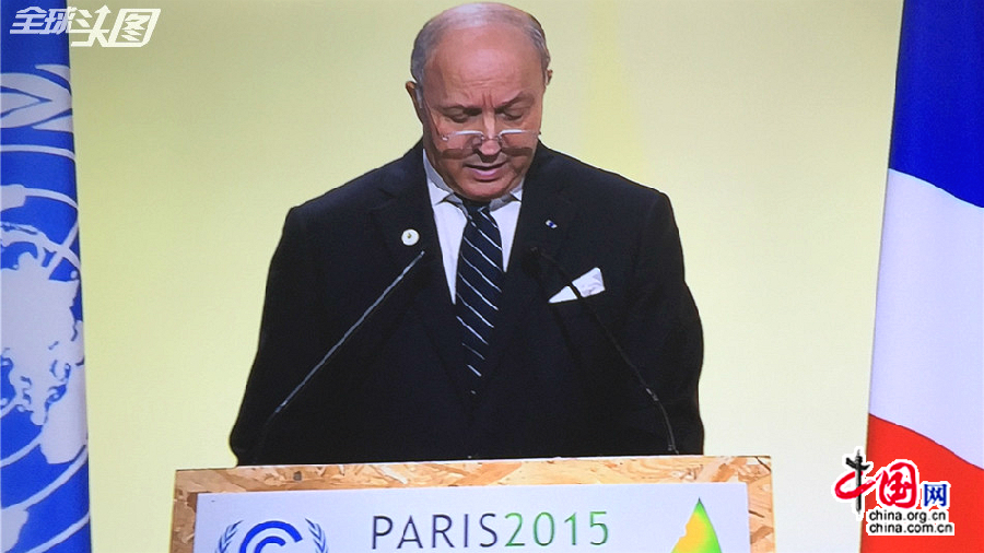 Fabius : « un accord climatique mondial est une exigence universelle »