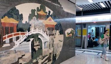 En images : les fresques murales du métro de Beijing