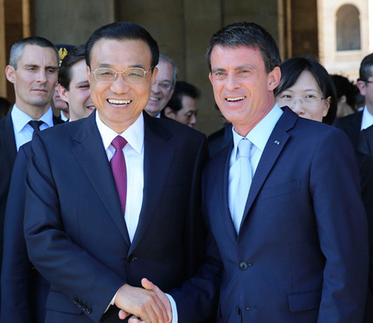 Li Keqiang en France